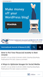 Mobile Screenshot of internationaljournalofresearch.com